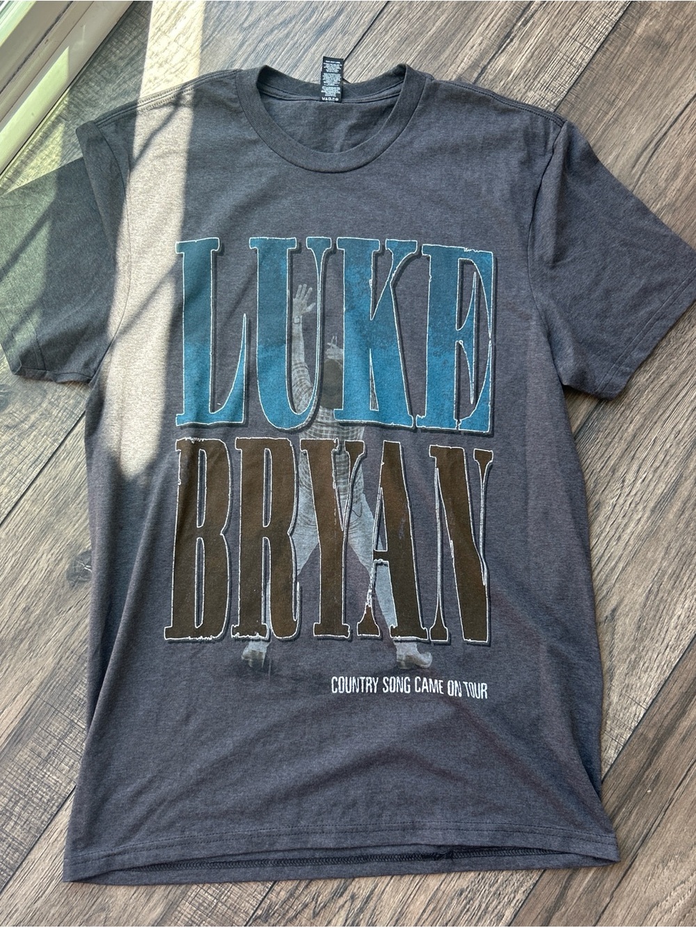 Luke Bryan Charcoal Graphic Tee - Short Sleeve